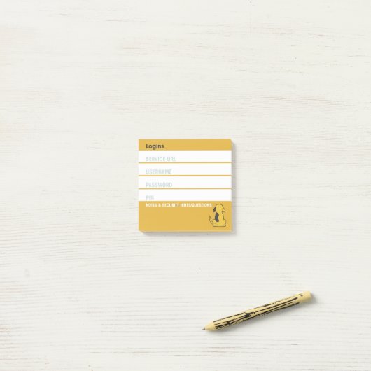 Post-it® Remarques de connexion Sticky (Sur un bureau)