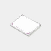 Post-it® Remarques de Peacocks magenta (Incliné)