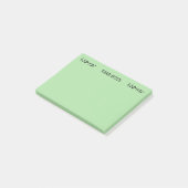 Post-it® Remarques sur la musique verte (Incliné)