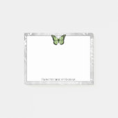 Post-it® Remarques sur papillon vert brillant (Devant)