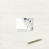 Post-it® Remous floraux (Sur un bureau)