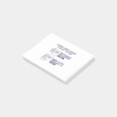 Post-it® Remplacement des Humours de papier de toilette et  (Incliné)