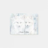Post-it® Renard Arctique (Devant)