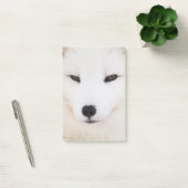 Post-it® Renard blanc arctique dans la neige (Bureau)