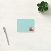 Post-it® Renard Mignon sur Fond Bleu Clair (Bureau)