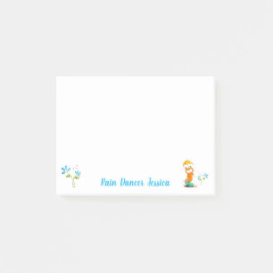 Post-it® Renard printanier inspirant avec parapluie