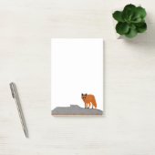 Post-it® 🦊 Renard sur le Rocher (Bureau)