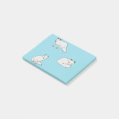 Post-it® Renards arctiques (Incliné)