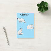 Post-it® Renards arctiques (Bureau)
