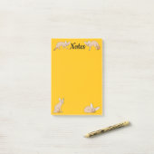 Post-it® Renards Fennecs (Sur un bureau)
