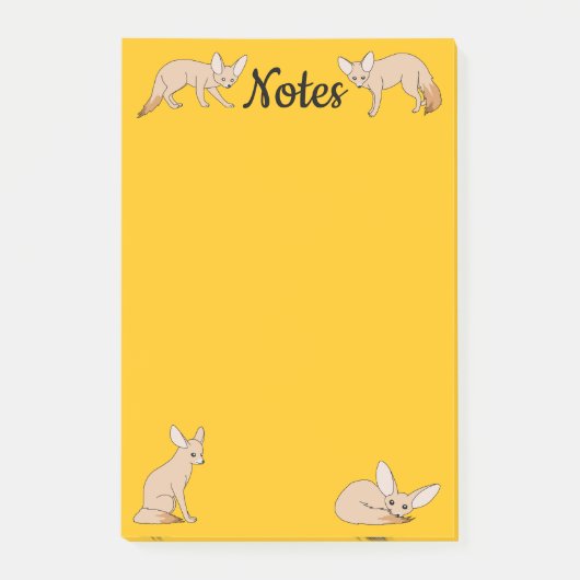 Post-it® Renards Fennecs (Devant)