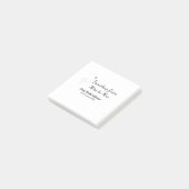 Post-it® Rendez-vous à la fête de mariage Ajouter le nom la (Incliné)