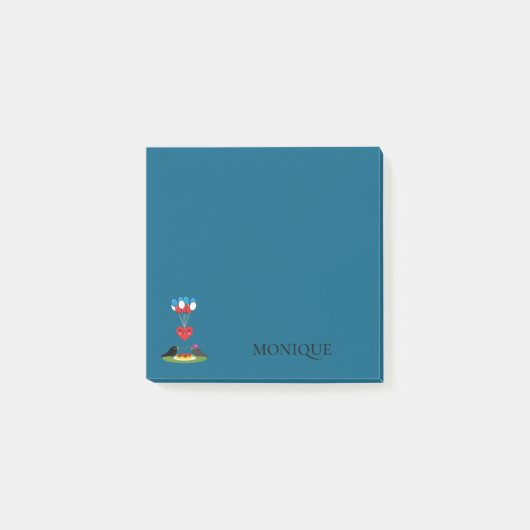 Post-it® Rendez-vous de la Saint-Valentin avec boulettes de (Devant)