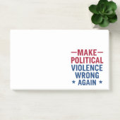 Post-it® Rendre la violence politique incorrecte (Bureau)