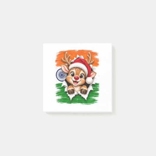 Post-it® Renneau de Noël indien (Devant)