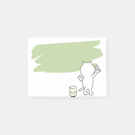 Post-it® Renovation Paint The Labor Banner Cat Creativity (Devant)