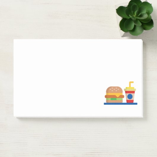 Post-it® Repas Burger (Bureau)