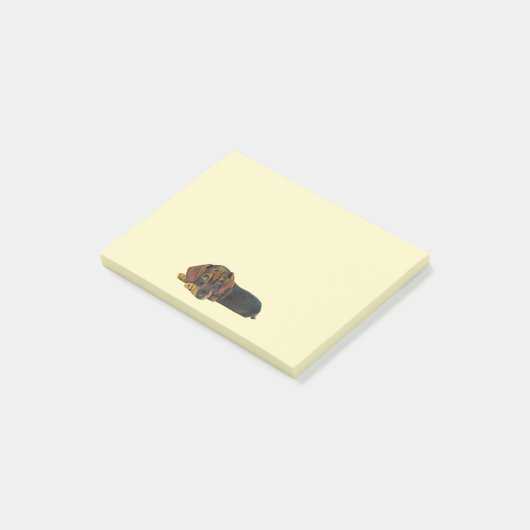 Post-it® Repose des notes post-it Dachshund (Incliné)