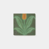 Post-it® Repro Jaune Tulipe Verte Art Nouveau Tile (Devant)