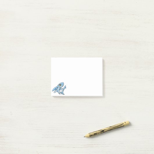 Post-it® Requin (Sur un bureau)