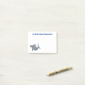 Post-it® Requin marteau mignon dessin animé drôle (Sur un bureau)