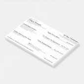 Post-it® Résolution de problème Sticky Note, LEAN A3, PDCA, (Incliné)