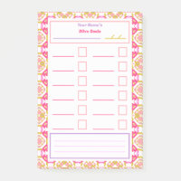 Résolutions du Nouvel An rose But Tracker Checklis