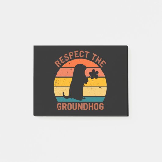 Post-it® Respecter la marmotte (Devant)