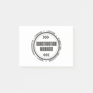 Post-it® Responsable de la construction