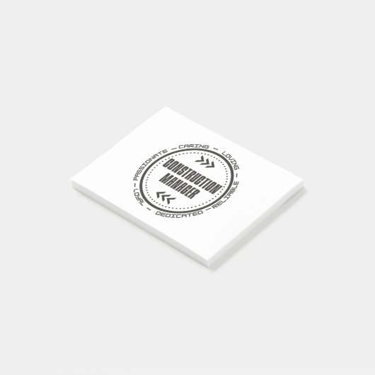 Post-it® Responsable de la construction (Incliné)
