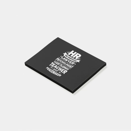 Post-it® Ressources humaines Fières (Incliné)