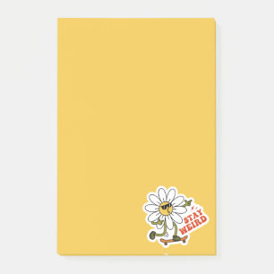 Post-it® Reste Bizarre Skateboarding Daisy