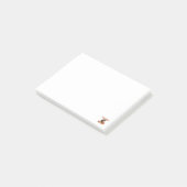Post-it® Reste gentil bébé singe punch peluche mignonDrôle (Incliné)