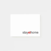 Post-it® Restez à la maison (Devant)