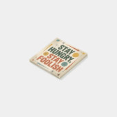 Post-it® Restez affamés, restez insensés (Incliné)