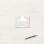 Post-it® Restez au calme et aimez l'Italie (Sur un bureau)