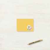 Post-it® Restez bizarre Skateboard Daisy (Sur un bureau)