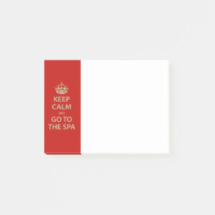 Post-it® Restez calme et allez au Spa