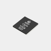 Post-it® Restez calme et continuez - Créez votre propre (Incliné)