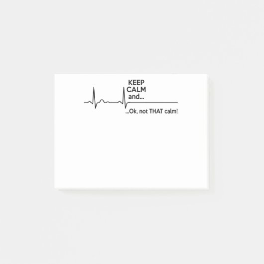 Post-it® Restez Calme Et Ok Pas Si Calme (Devant)