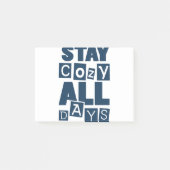 Post-it® Restez Cosy Tous Les Jours (Devant)