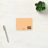 Post-it® Restez focalisé Motivational Phrase avec la typogr (Bureau)