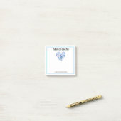 Post-it® Restez sur le cours et d'autres rappels Black Blue (Sur un bureau)