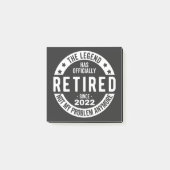 Post-it® Retired (Devant)