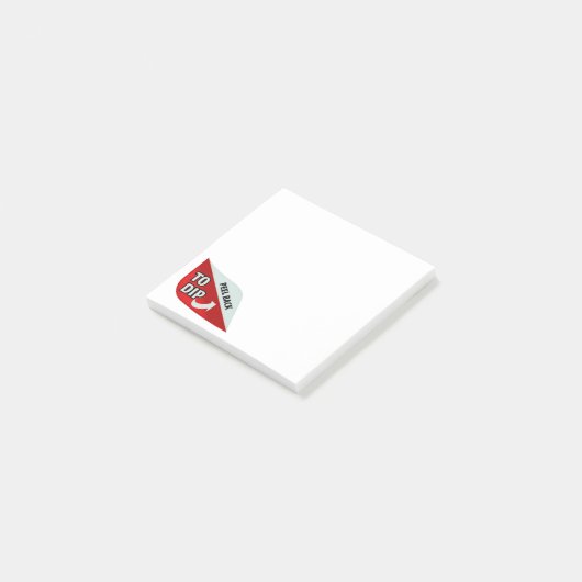 Post-it® Retirer vers le bas (Incliné)