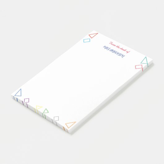 Post-it® Retour à l'école Enseignants Cadeau (Incliné)