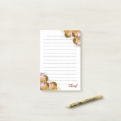 Post-it® Retour à l'école Floral (Sur un bureau)