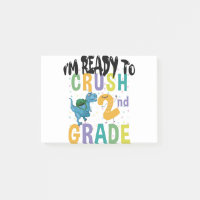 Retour à l'école Je suis prêt à écraser le dinosau