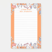 Post-it® Retour à l'école Orange (Devant)