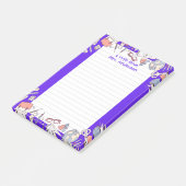 Post-it® Retour à l'école pourpre (Incliné)